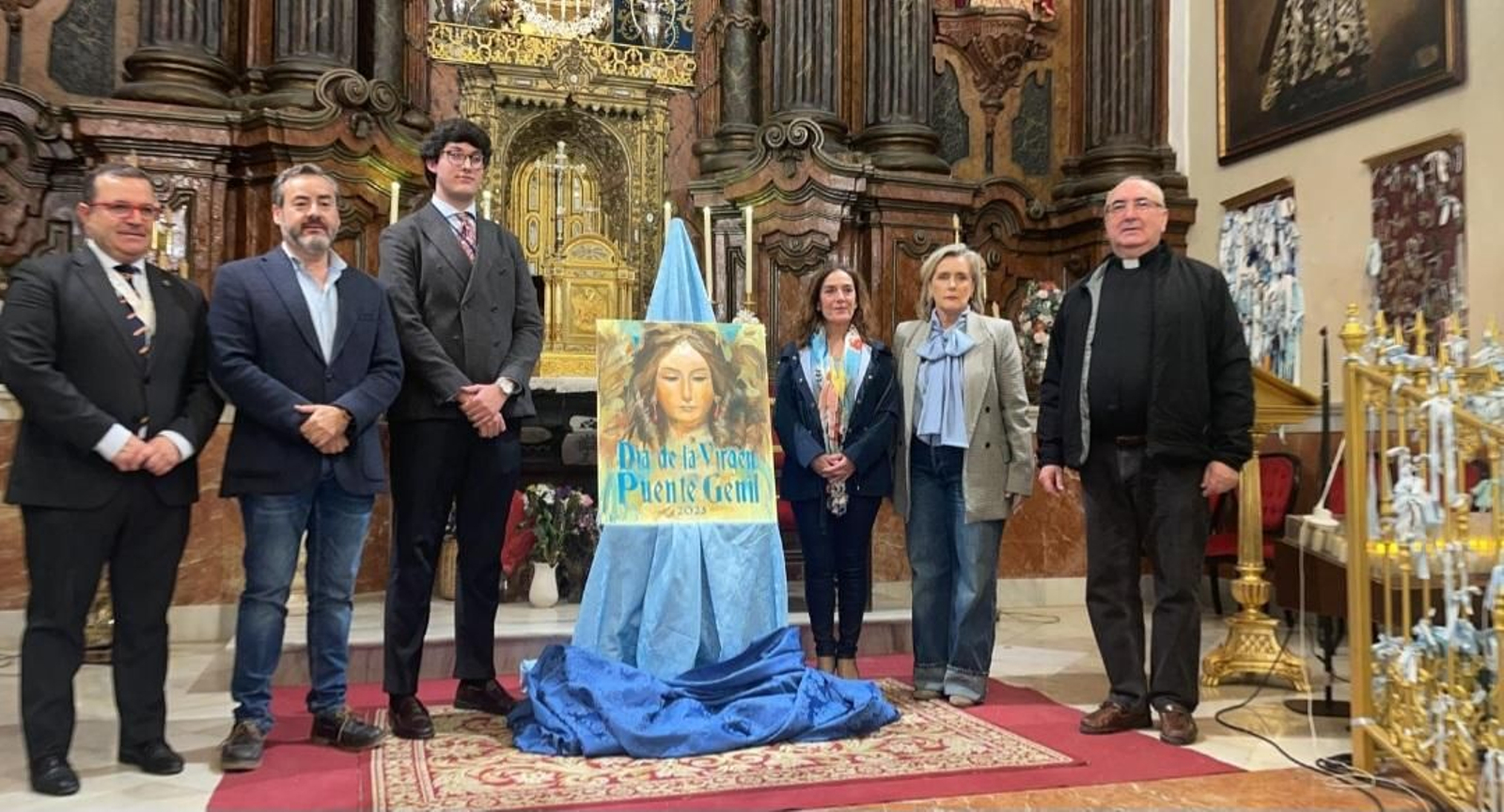 Presentación del cartel del Día de la Virgen en Puente Genil.