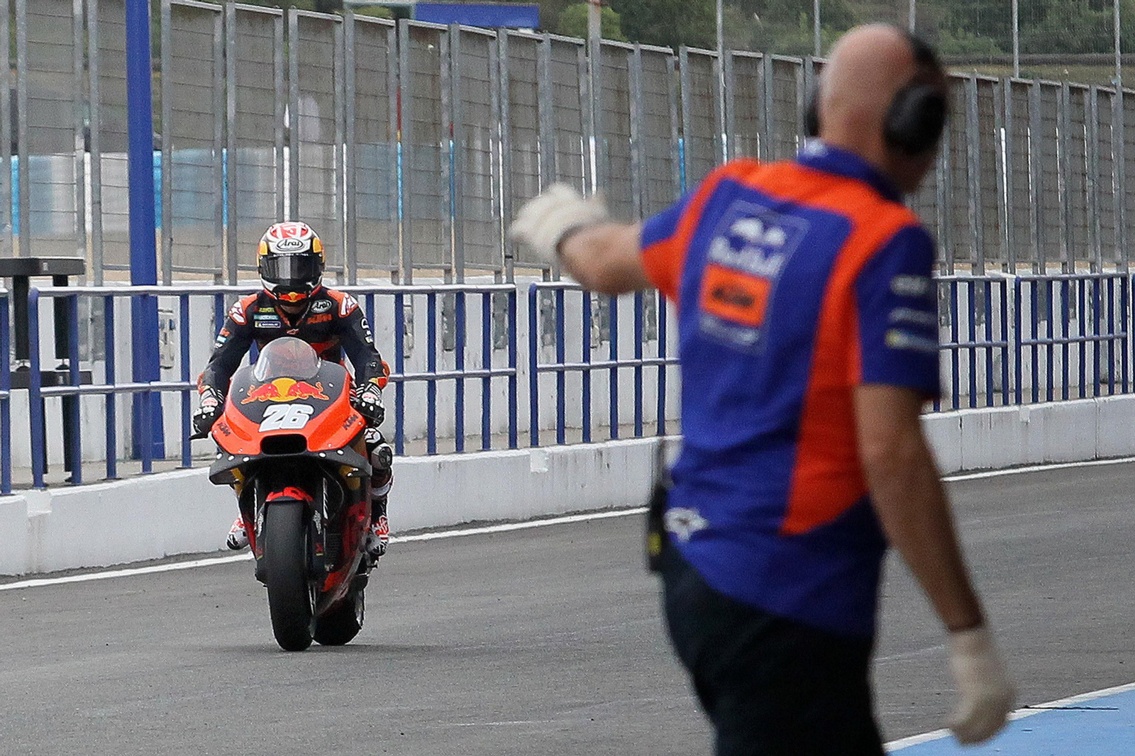 Segundo día de entrenamientos de MotoGP en Jerez