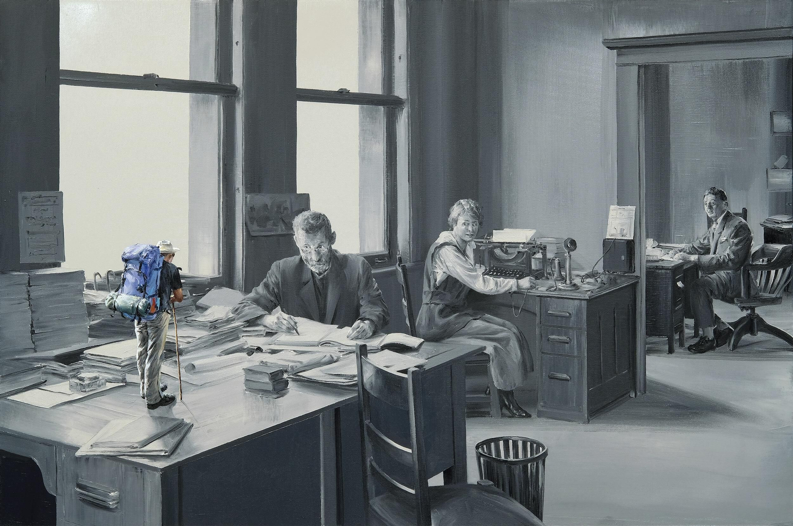 Una de las piezas del artista granadino que se puede ver en la galería madrileña estos días.