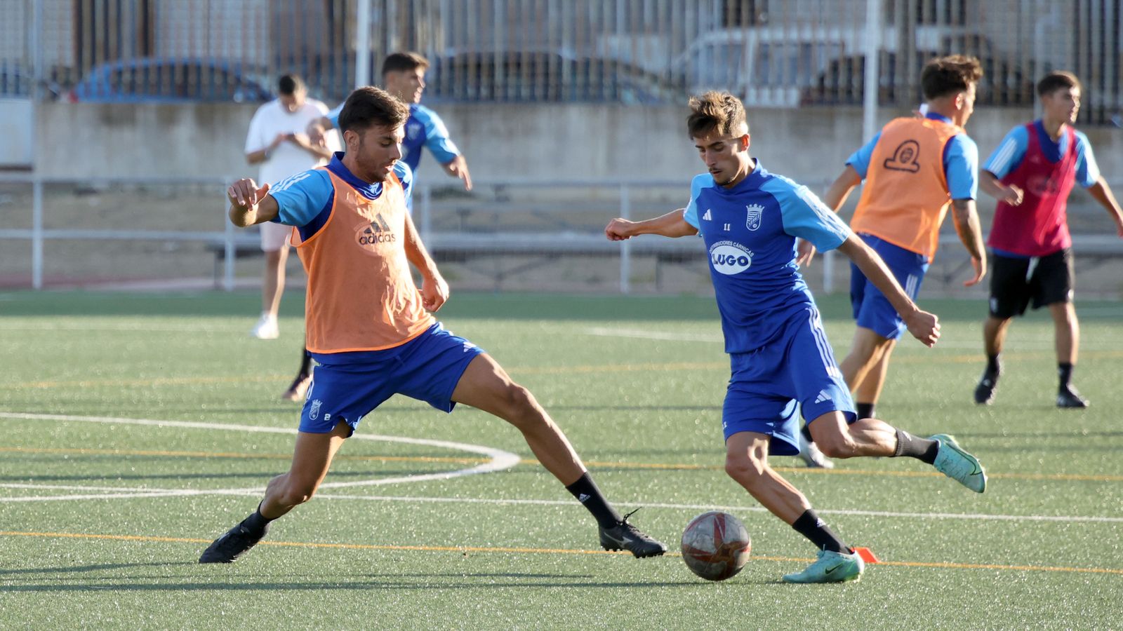 Primer entrenamiento del Xerez CD en el campo de La Granja