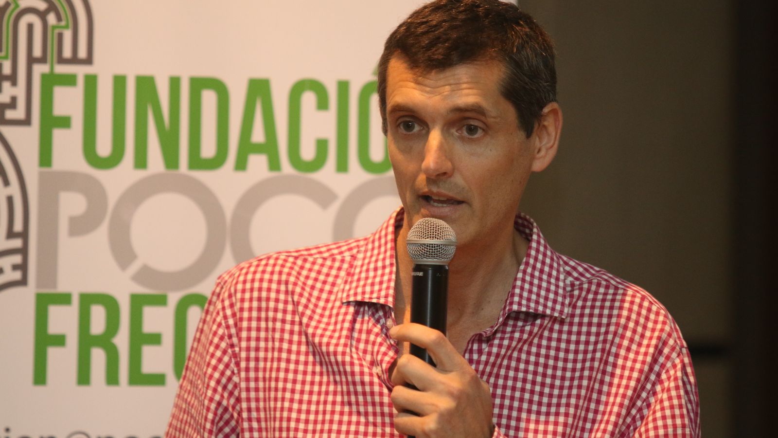 Miguel Ángel García, vicepresidente de la Fundación y organizador de la carrera.