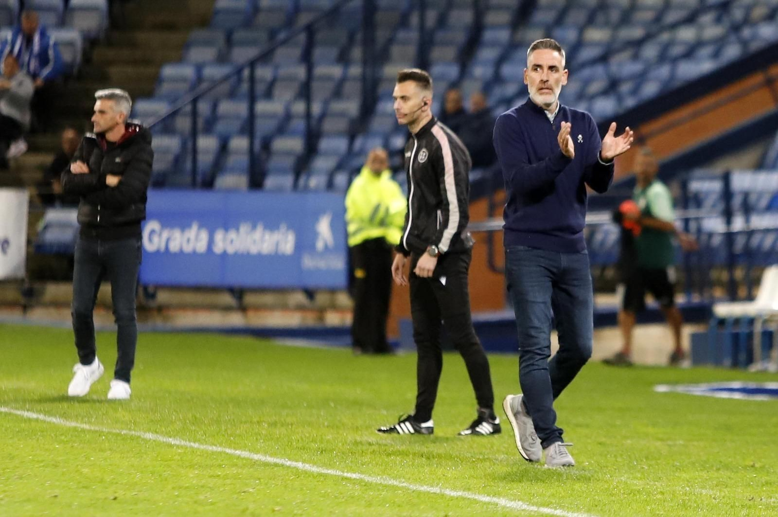 Abel Gómez en un lance del encuentro frente al Alcoyano