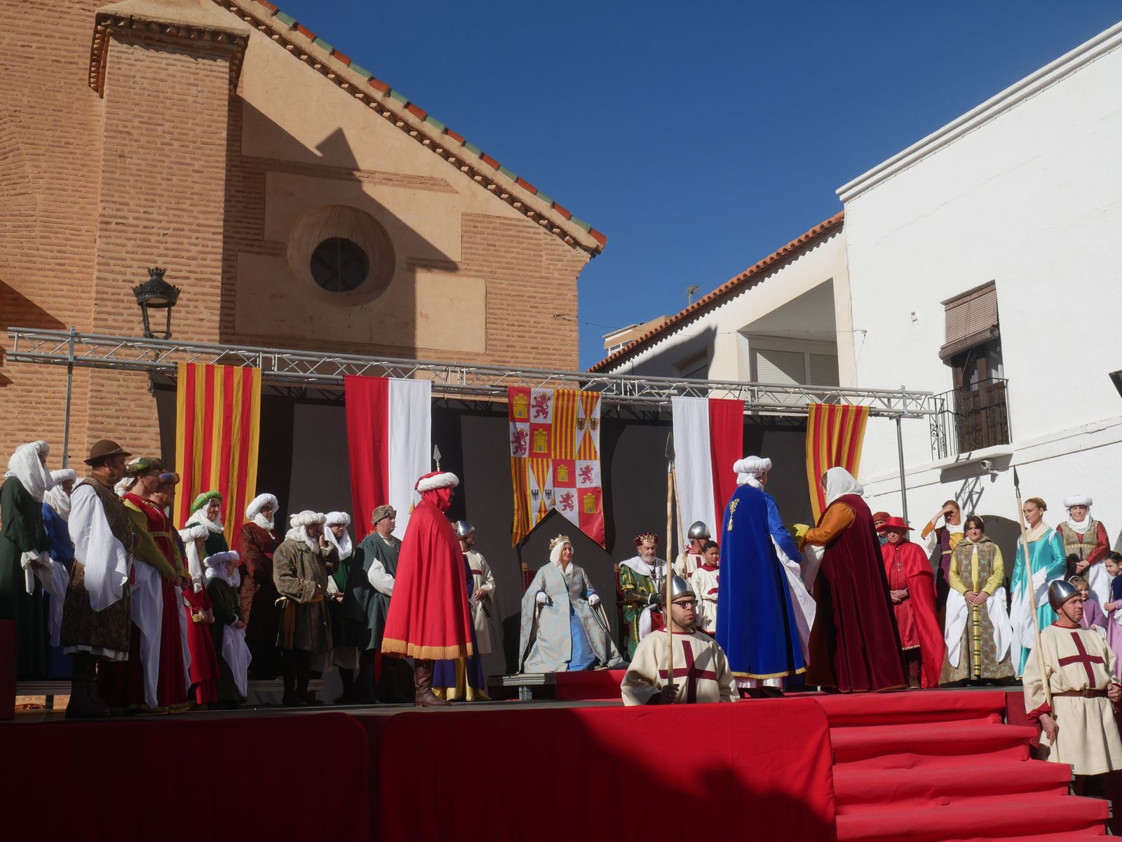 Imágenes de la "visita de los Reyes Católicos" a Fiñana