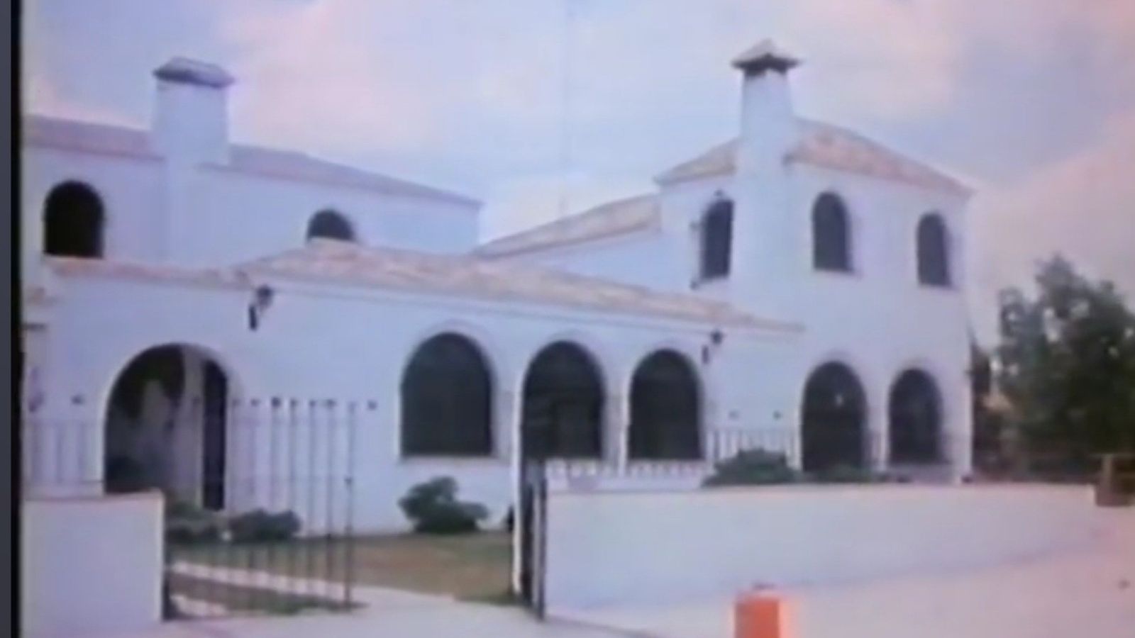 La finca Cantora en la filmación de TVE en Andalucía en el verano de 1984