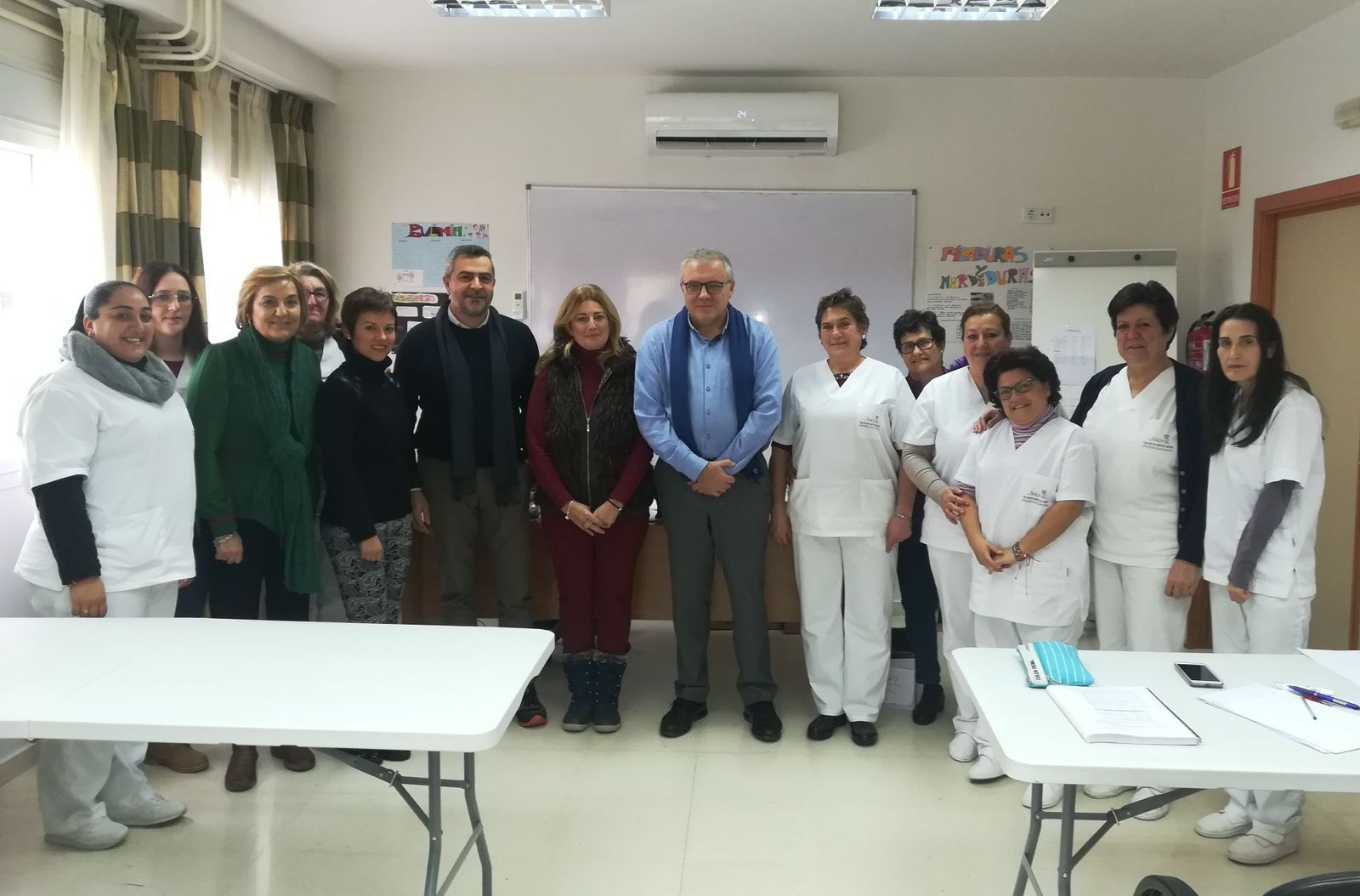 Imagen de la clausura de un taller empleo en Serón de atención sociosanitaria