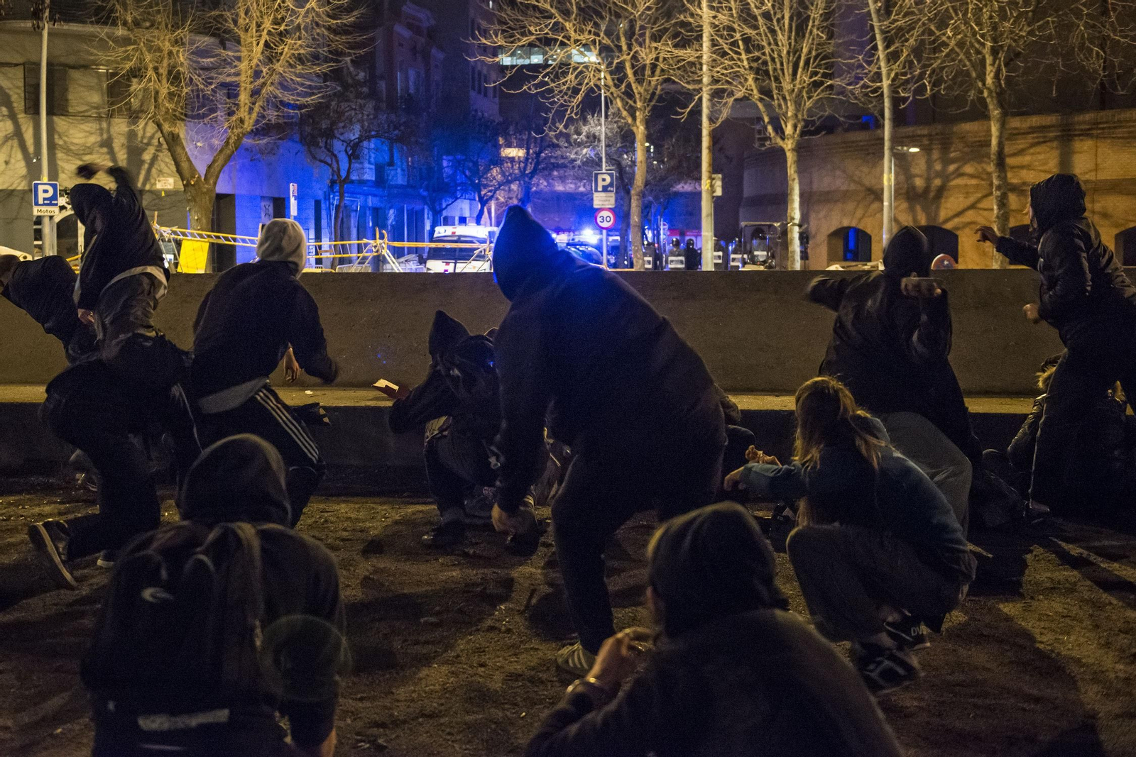 Las imágenes de los disturbios en Cataluña por el arresto de Pablo Hasel