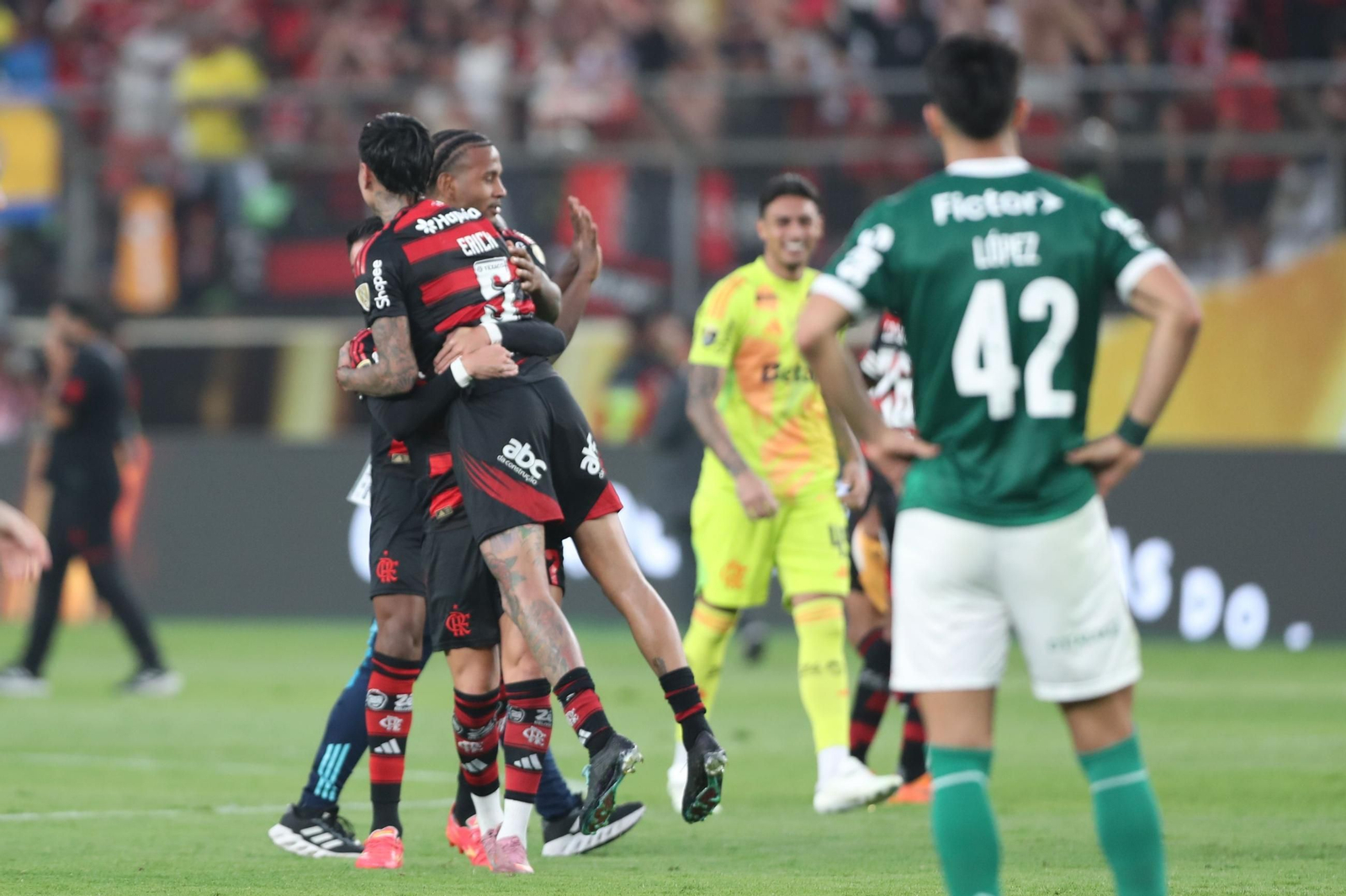Las fotos de la final de la Copa Libertadores con triunfo de Flamengo sobre Palmeiras
