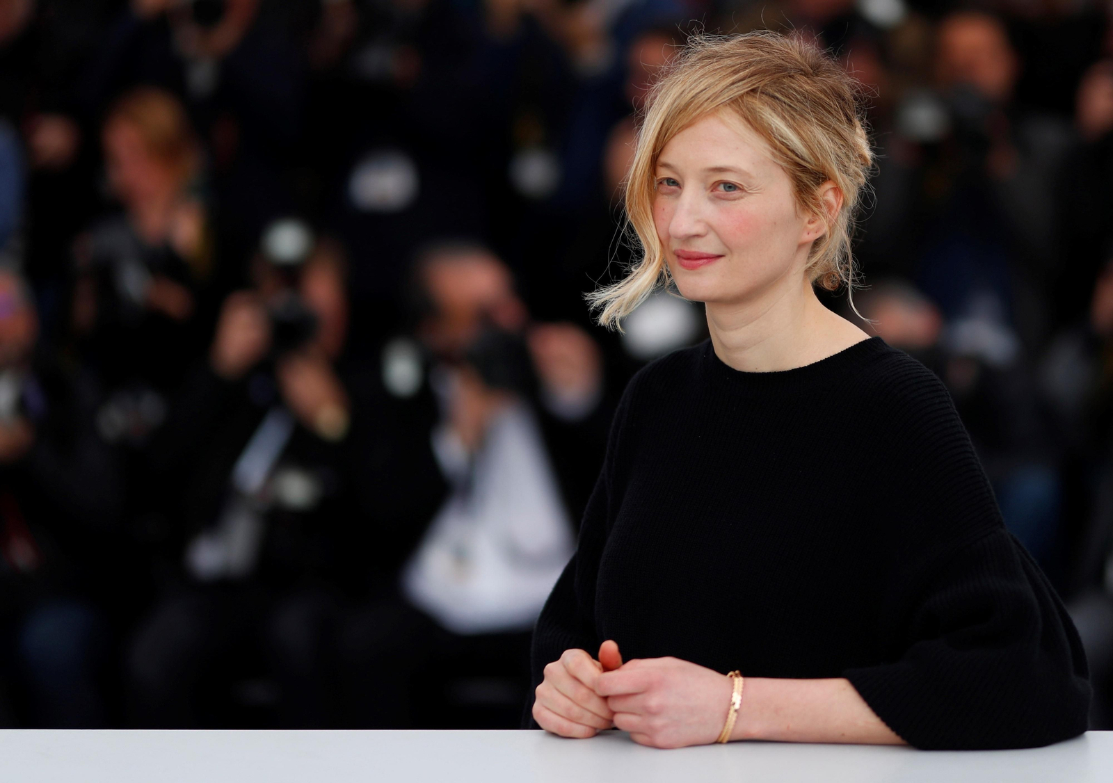 Alice Rohrwacher en la presentación de su nueva película en Cannes.