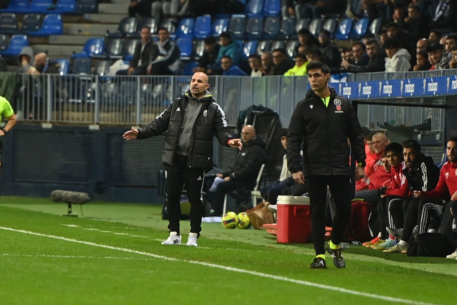 El Málaga CF - Granada CF, en fotos