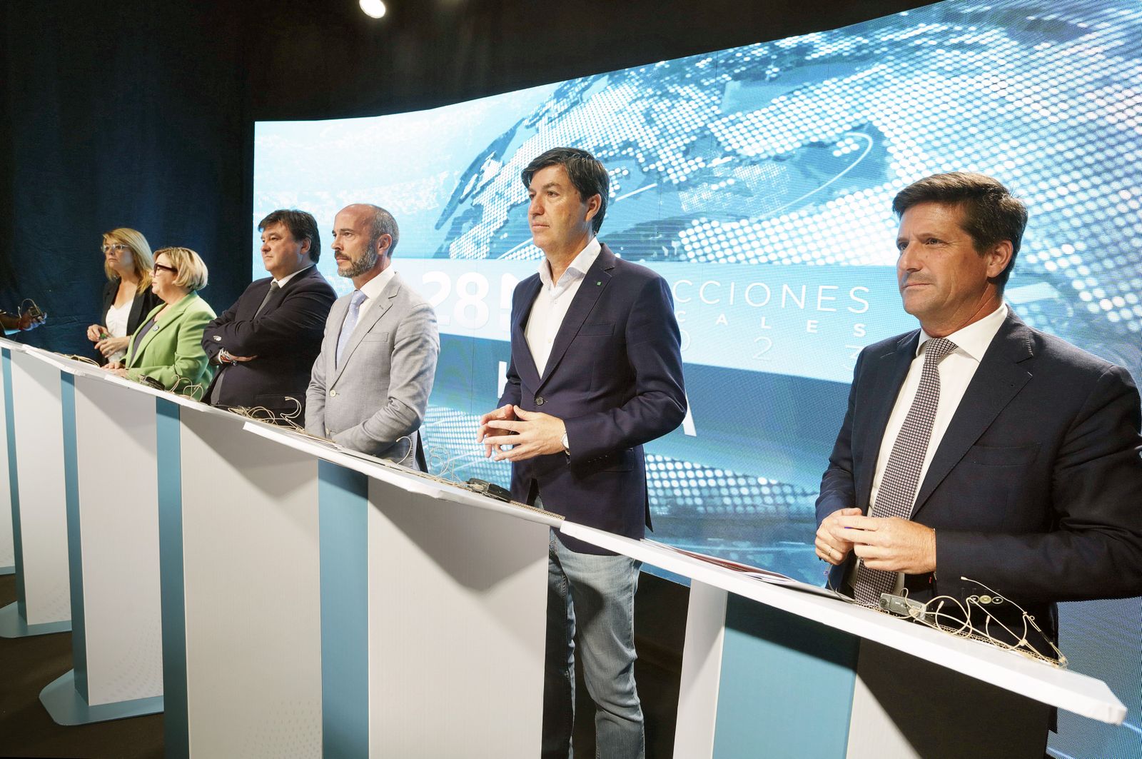 Elecciones Municipales Huelva 2023: Imágenes del debate entre los candidatos