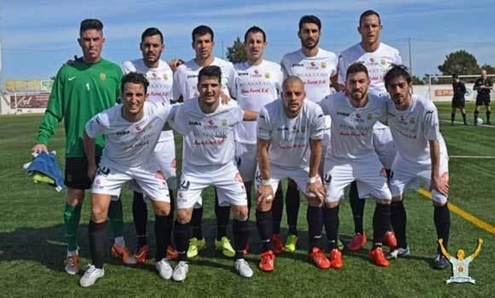 Un once de la SRC Peña Deportiva de Santa Eulalia esta temporada. /SCR Peña Deportiva