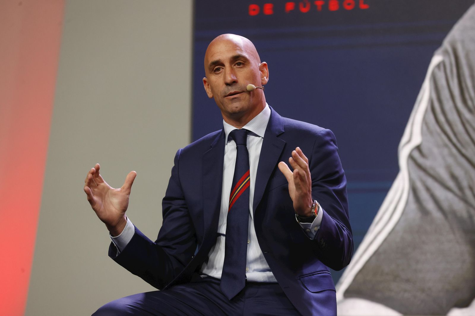 Luis Rubiales, en la presentación de Luis de la Fuente.