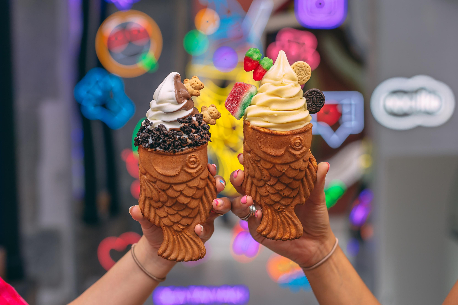 Creaciones de la heladería La Pecera