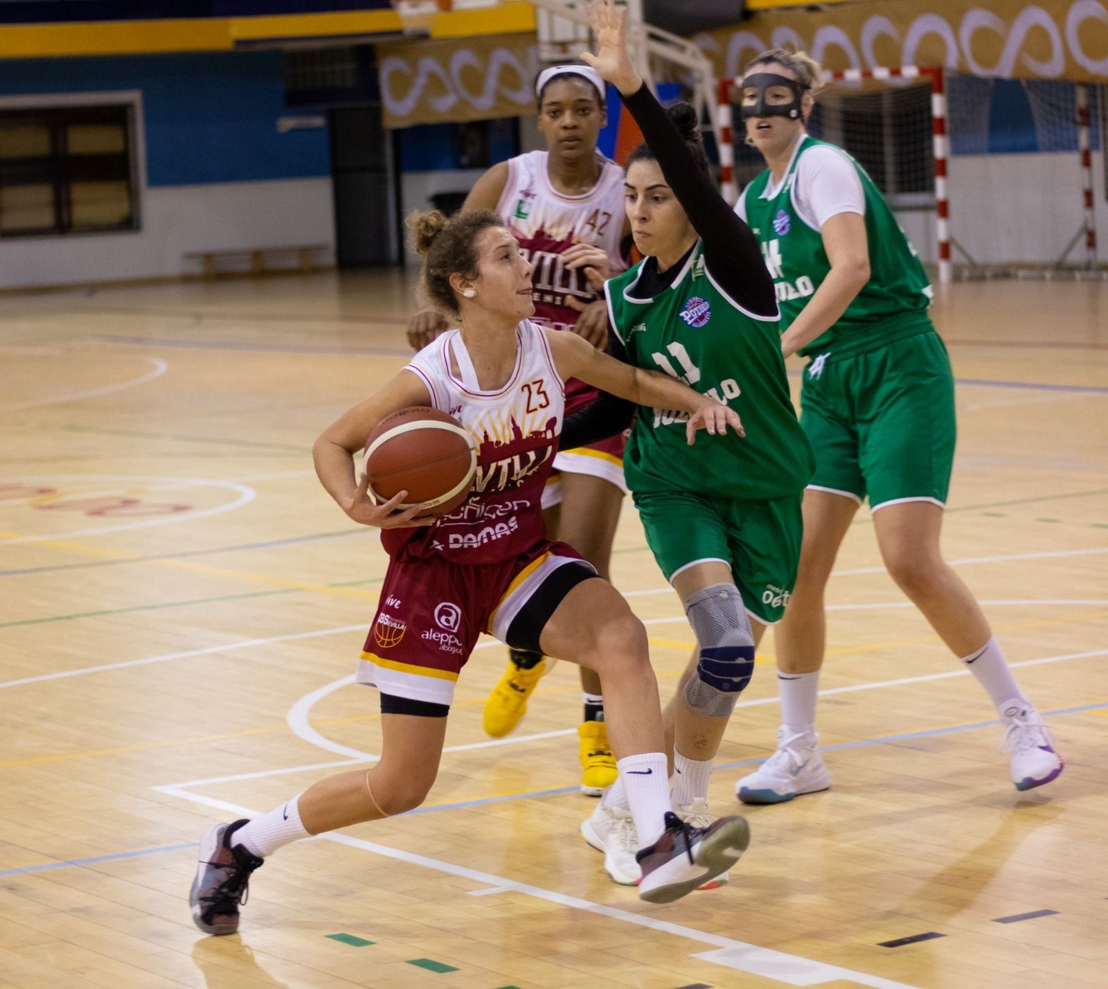 Alicia González, en un partido anterior del Tecnigen CBS.