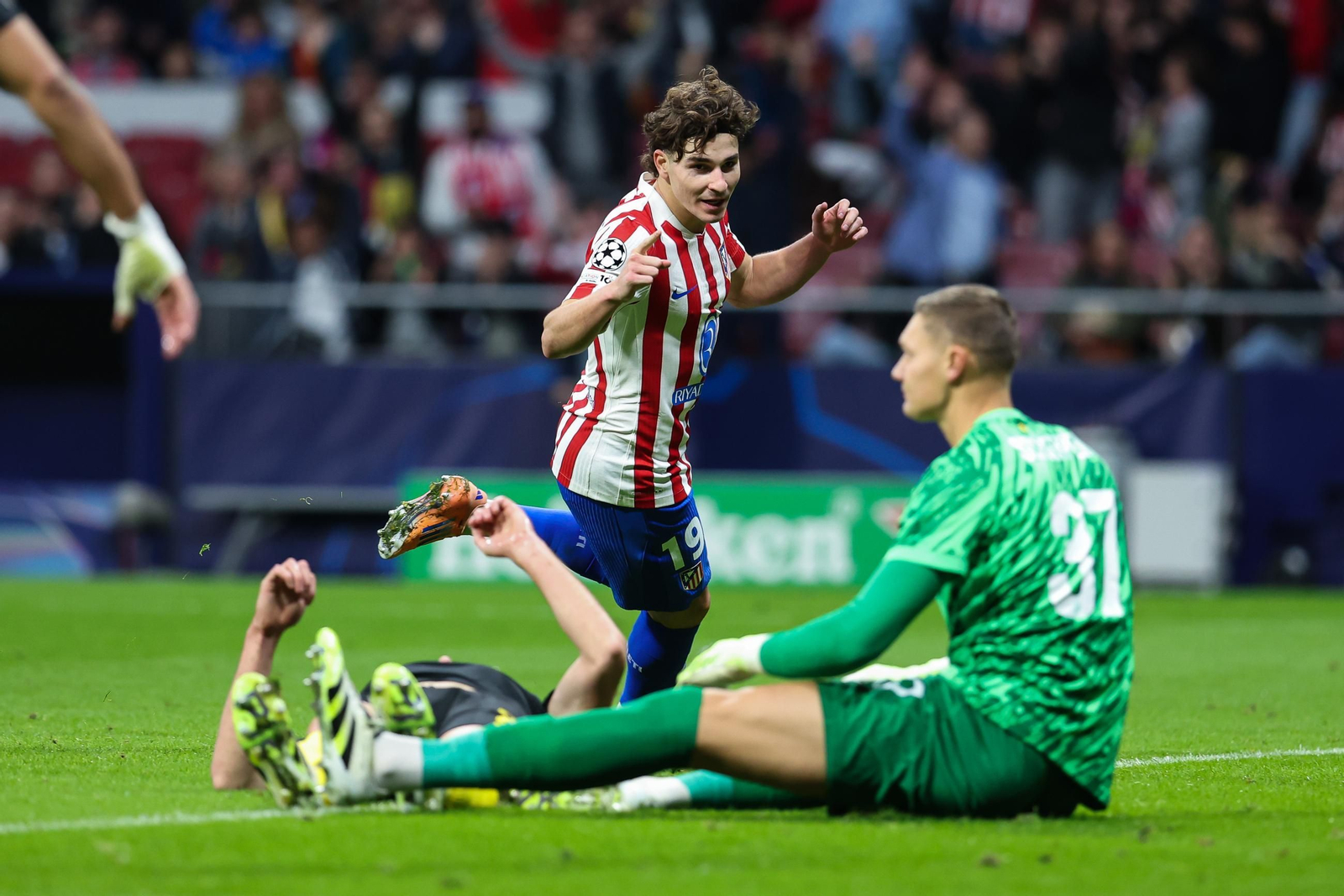 Las imágenes del Atlético de Madrid-Unión Saint-Gilloise