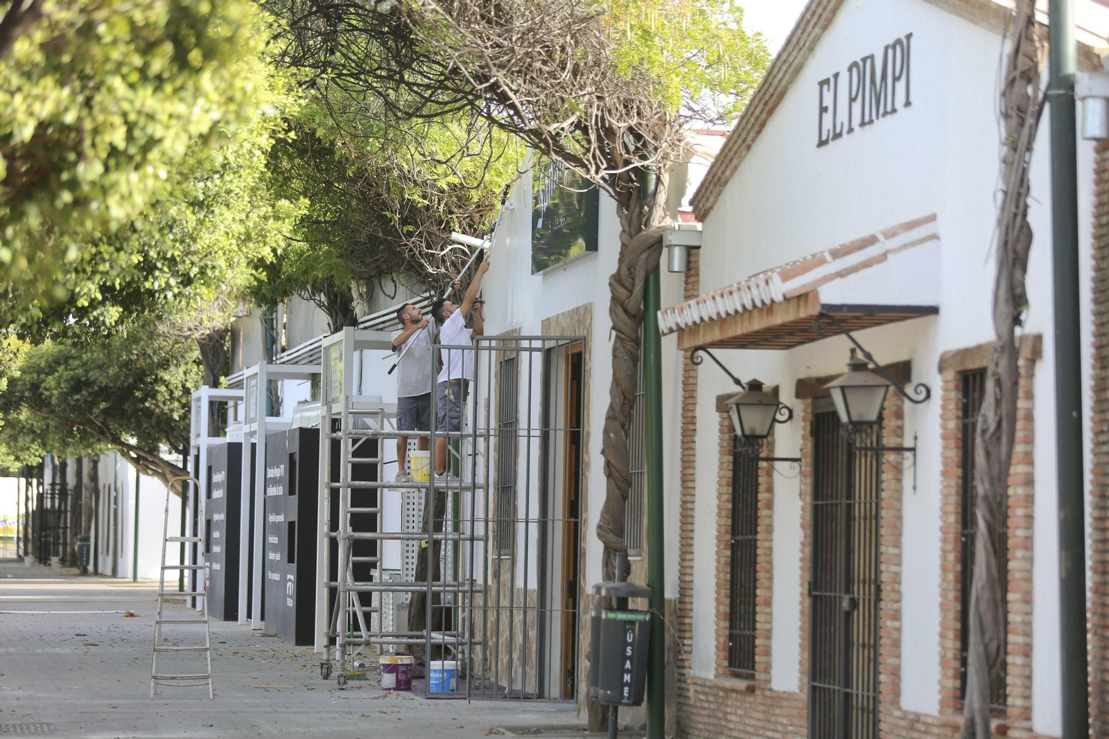 Últimos preparativos en el Real para la Feria de Málaga 2019 Últimos preparativos en el Real para la Feria de Málaga 2019