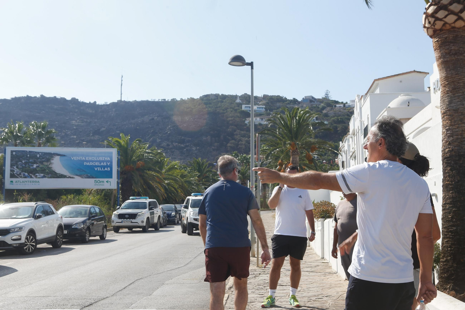 Las fotos de los efectos del incendio forestal en la Sierra de la Plata y Atlanterra, en Tarifa