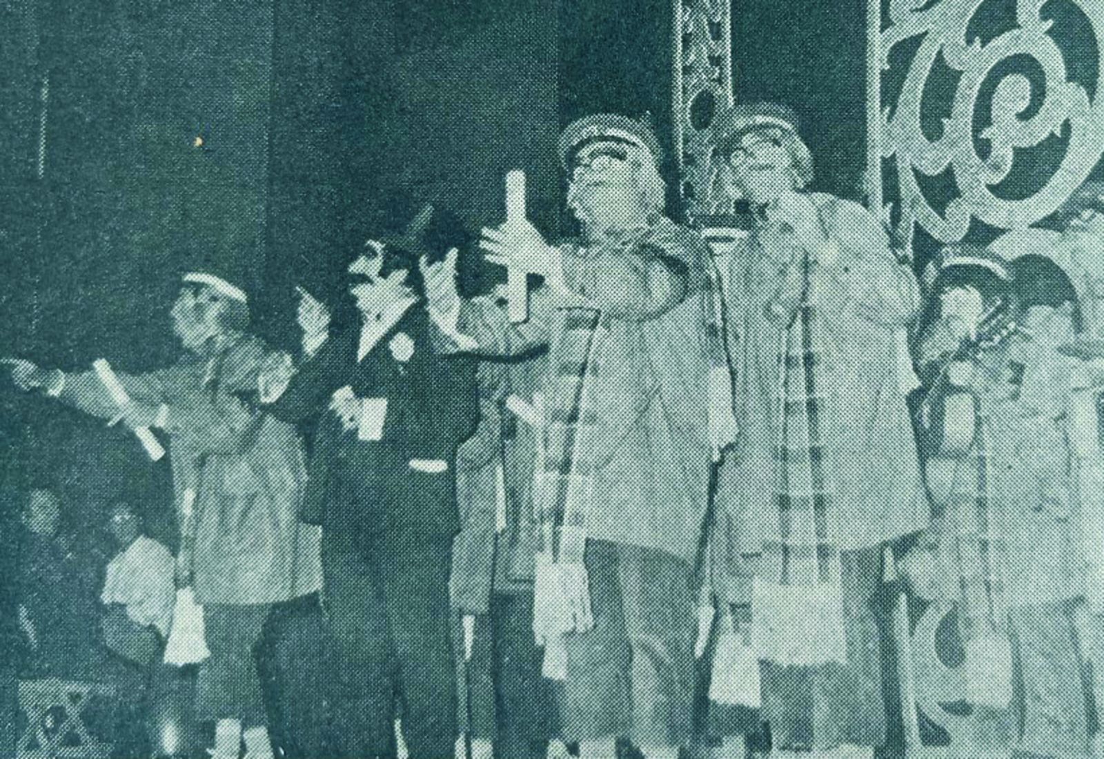 Fotografía de portada del Diario de Cádiz en su edición del 17 de mayo de 1972.