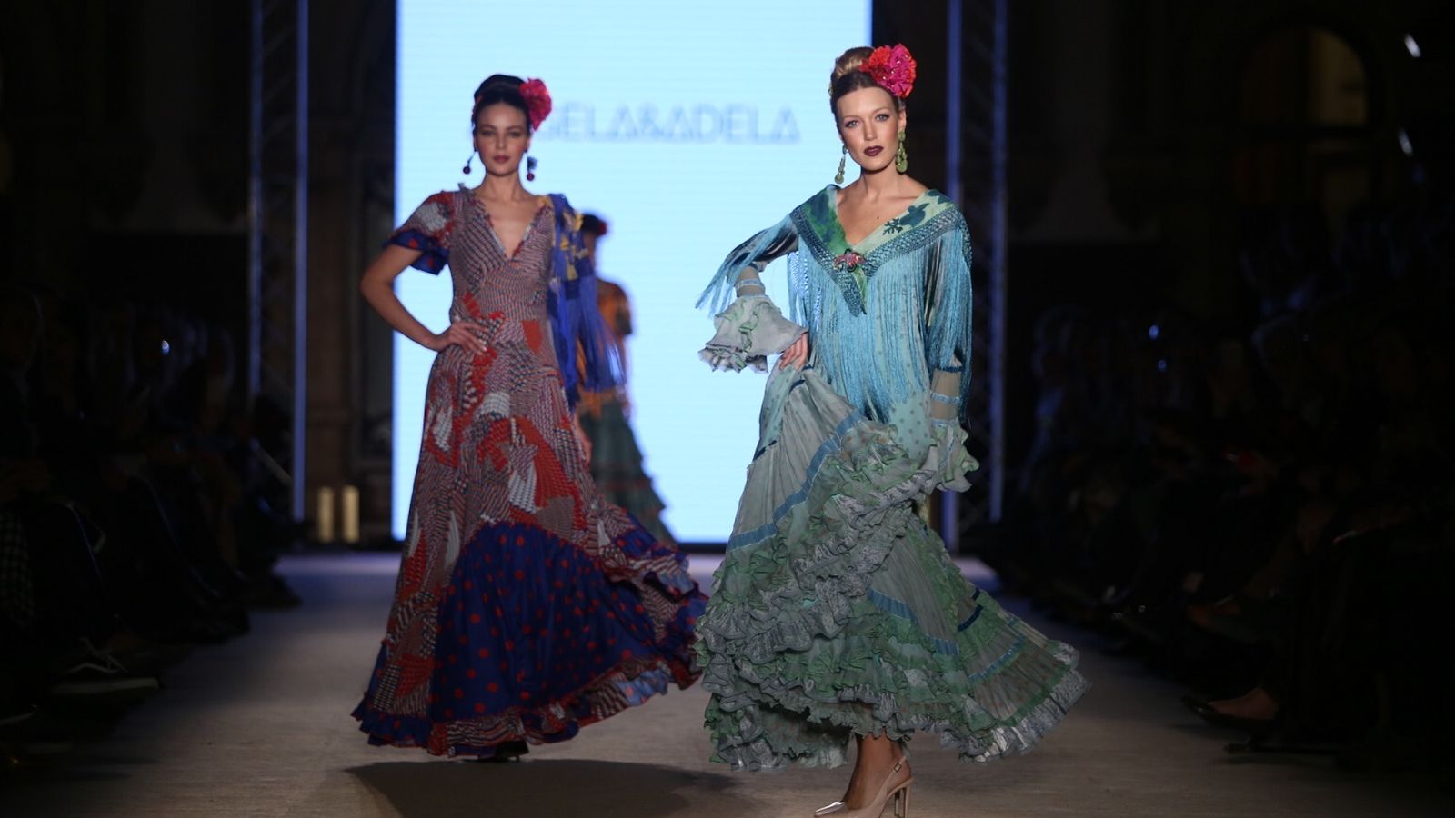 Ángela y adela, fotos del desfile en We Love Flamenco 2019