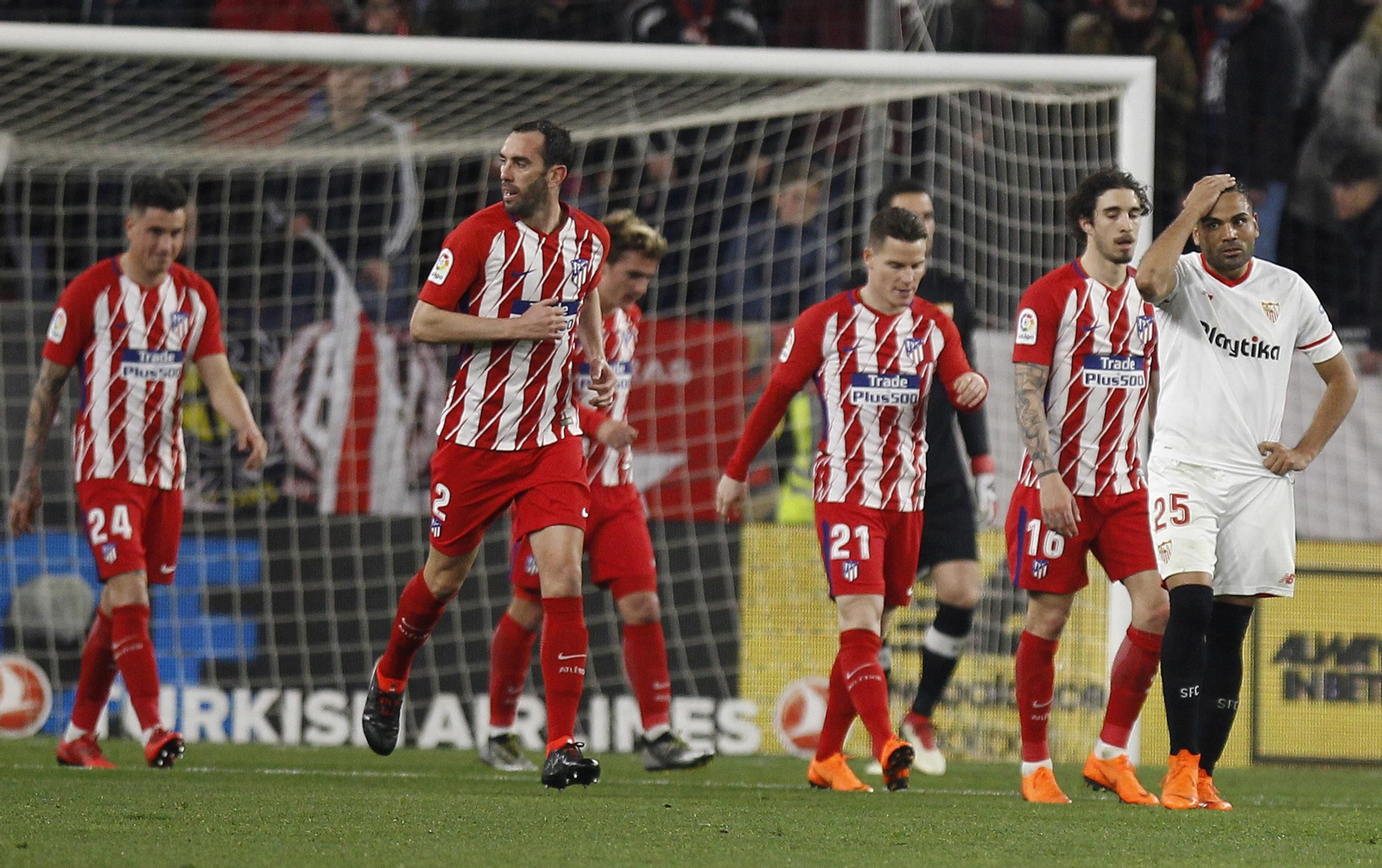 Las imágenes del Sevilla-Atlético de Madrid