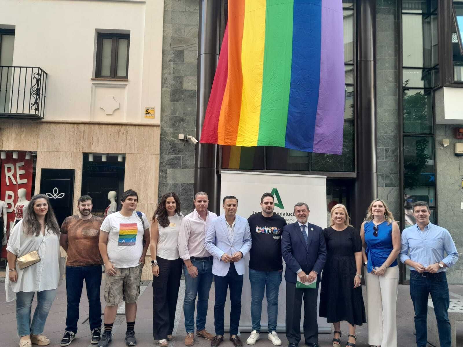 La Junta muestra su compromiso inquebrantable con el colectivo LGTBI, en Algeciras.