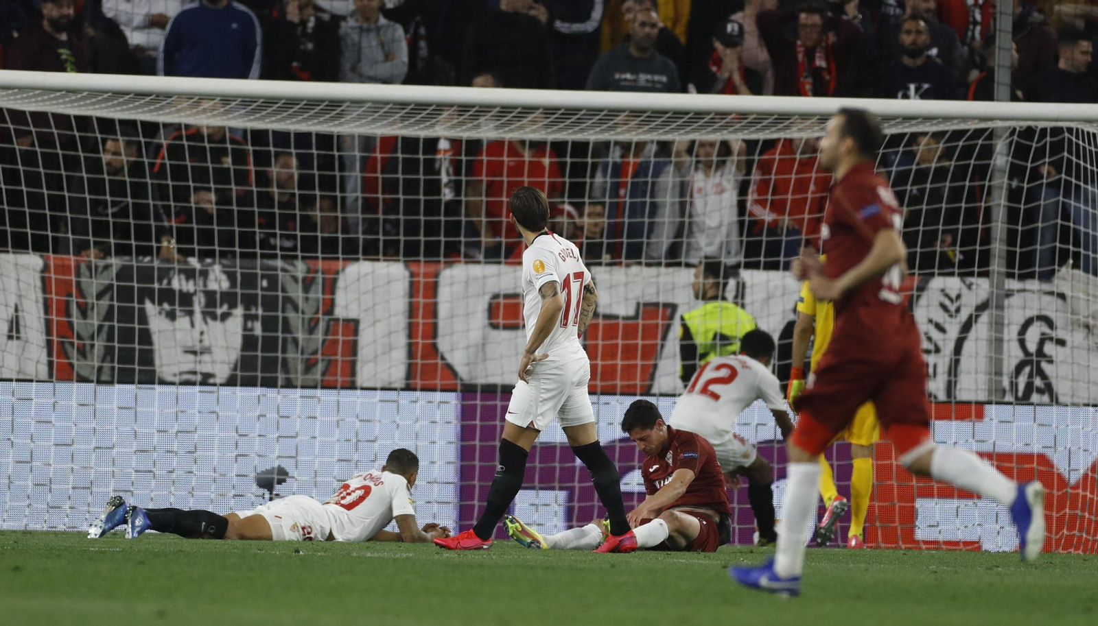 Las imágenes del Sevilla FC- CFR Cluj