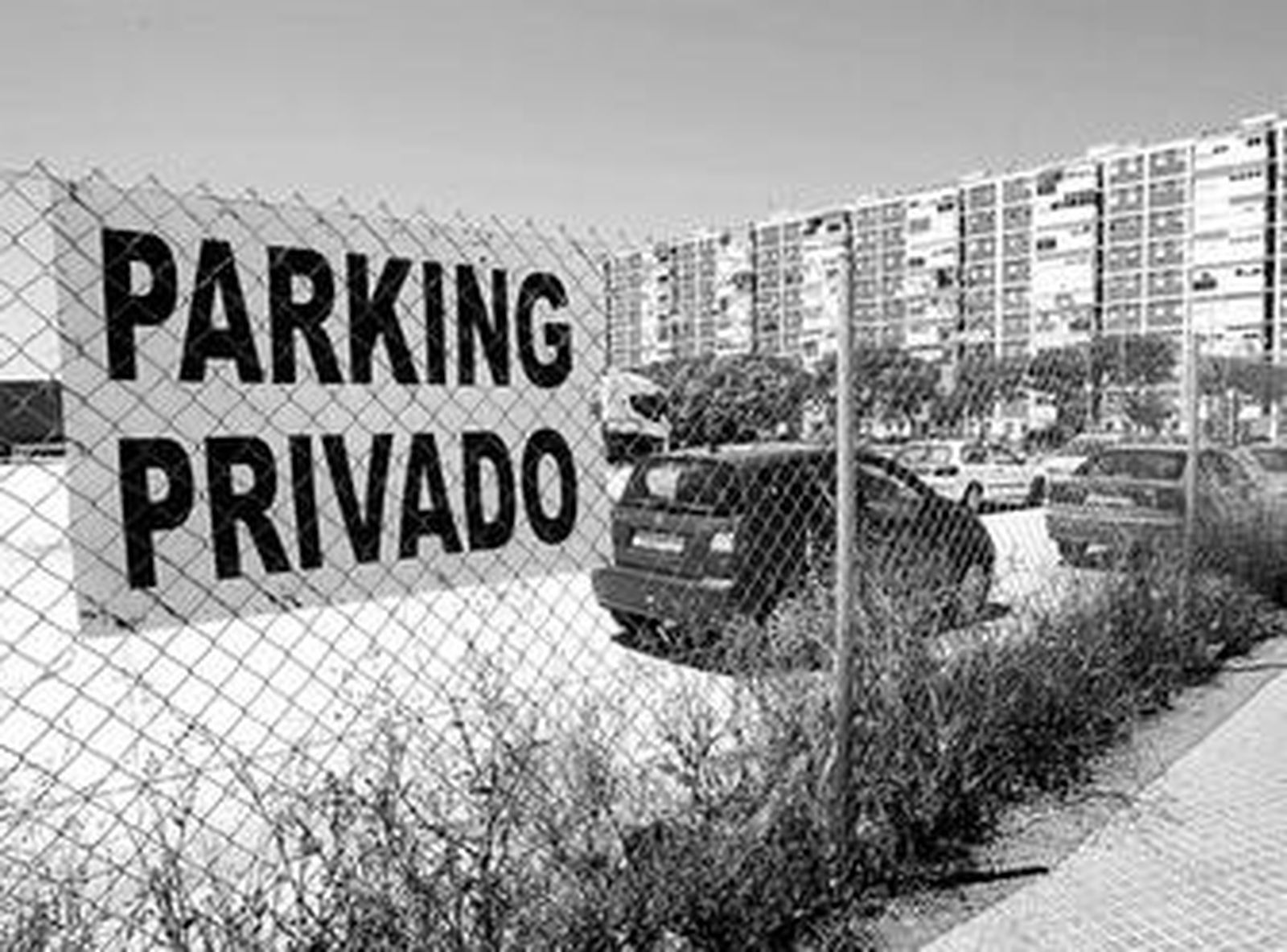 El solar cercano a Loreto luce un gran cartel desde hace algún tiempo.