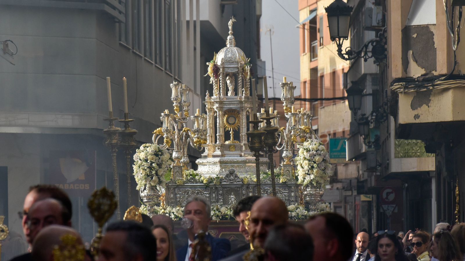 Las fotos de la procesión del Corpus Christi en La Línea