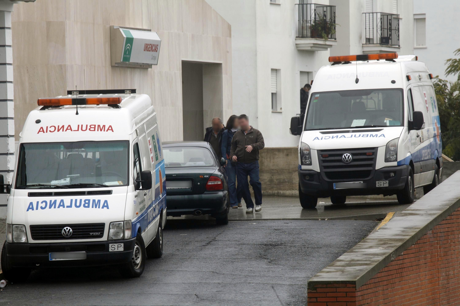 Imagen de archivo de actividad a las afueras del centro de salud de Cartaya
