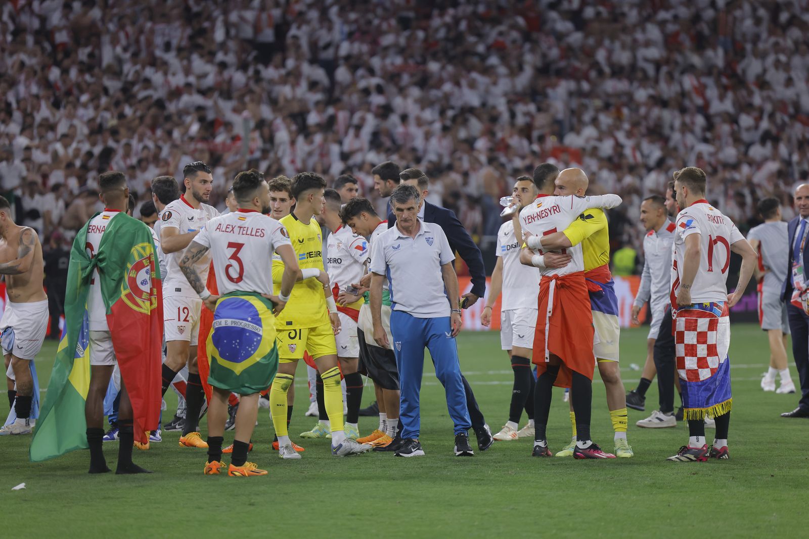 Las imágenes de la celebración del Sevilla fc