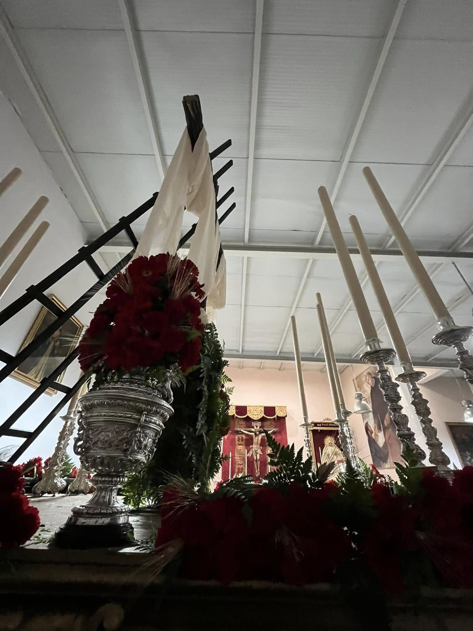 La Cruz de Mayo de la Hermandad de la Sed, en una imagen tomada el pasado año.