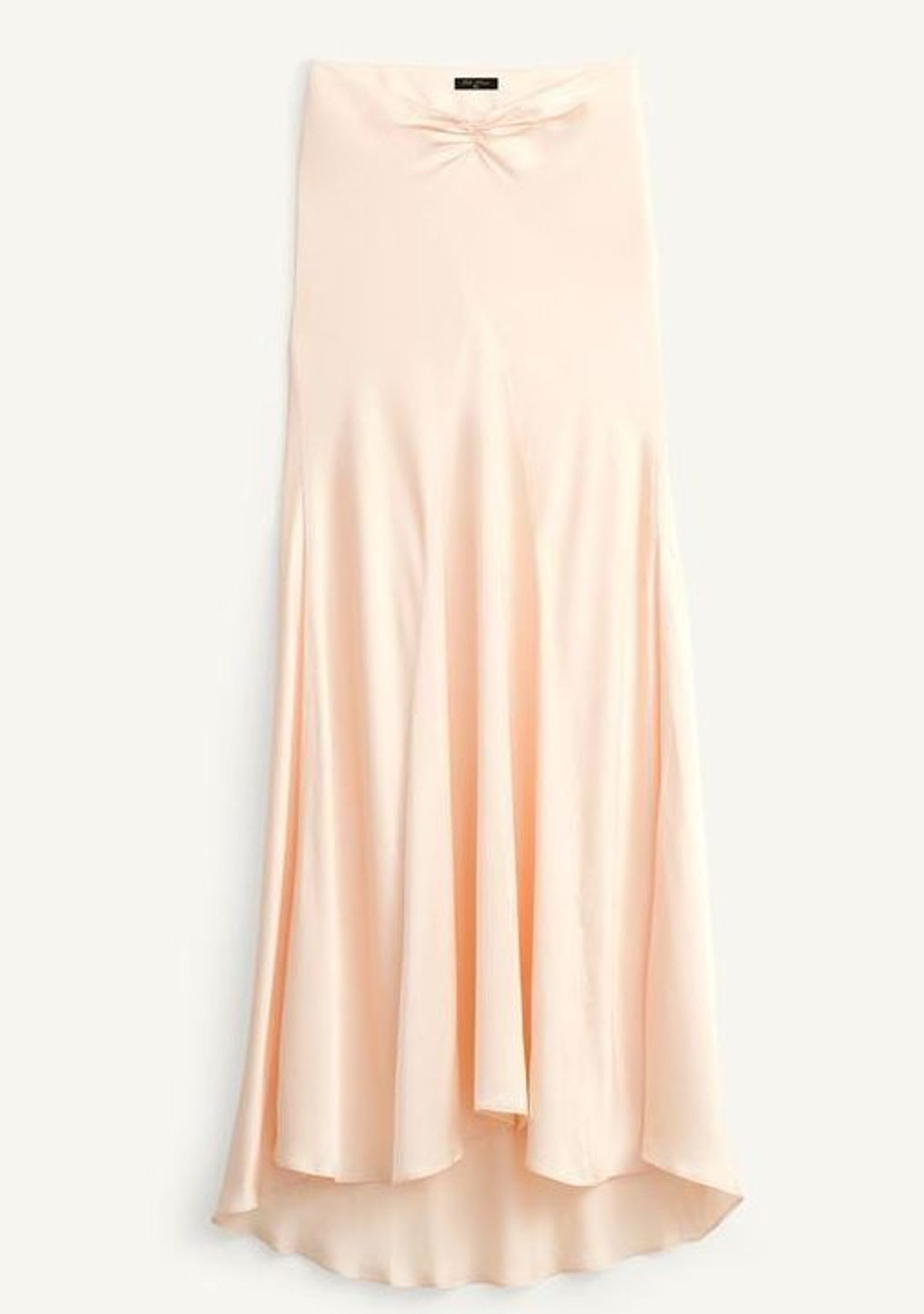 Falda rosa palo de Zara.