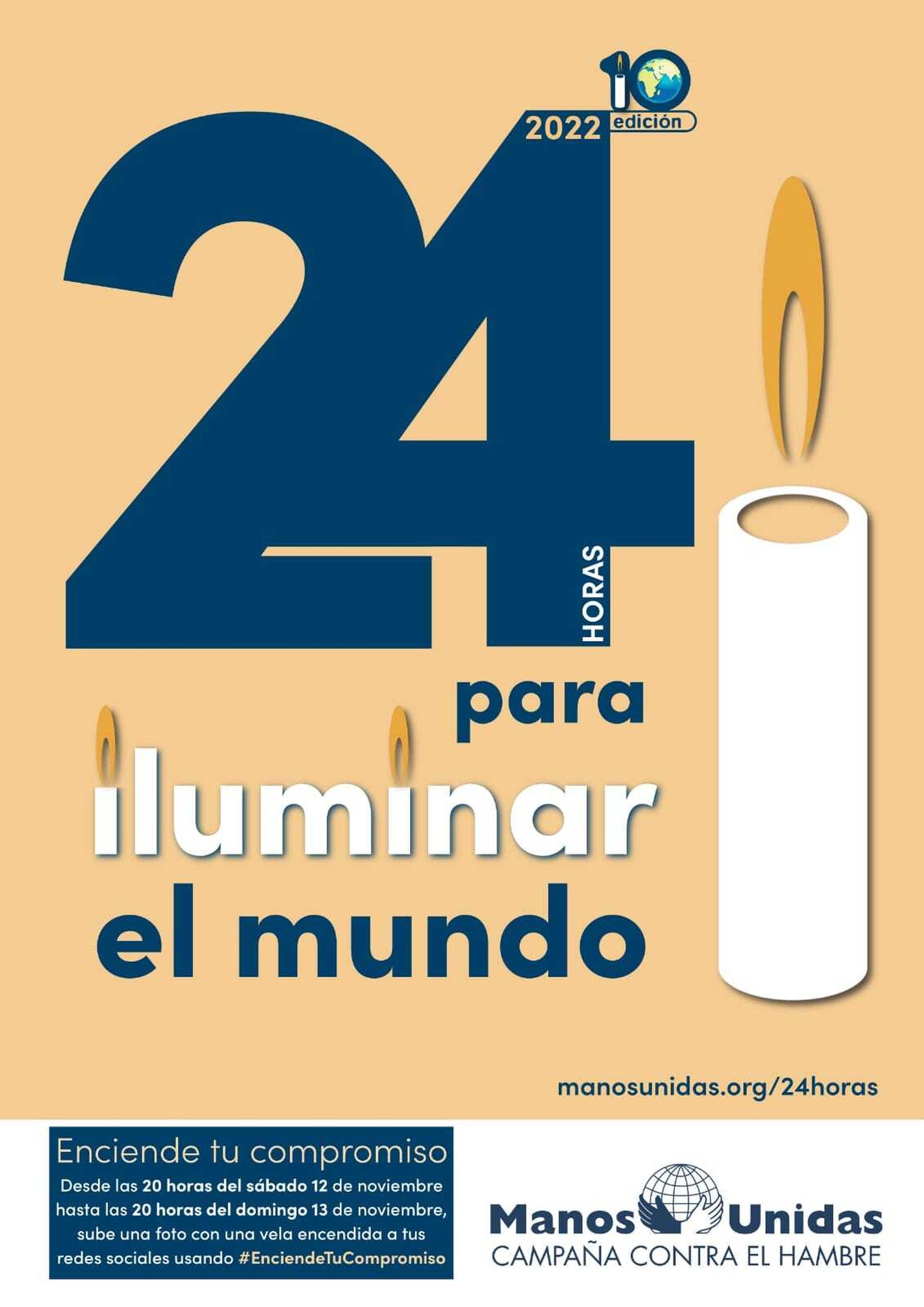 Únete a la X edición de las “24 horas” de Manos Unidas