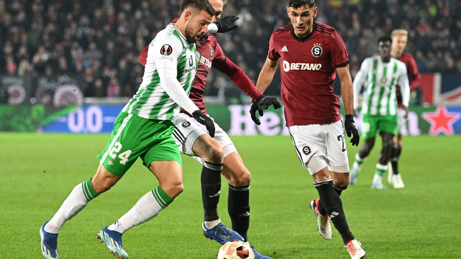 Las fotos del Sparta Praga - Betis