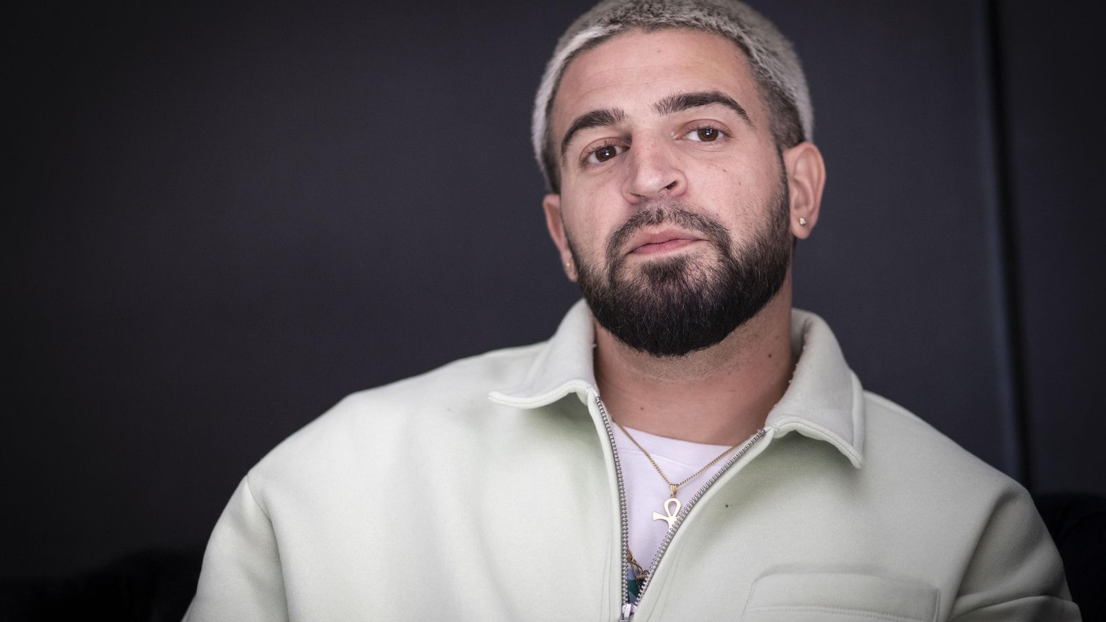 Vicente durante la entrevista para Granada Hoy