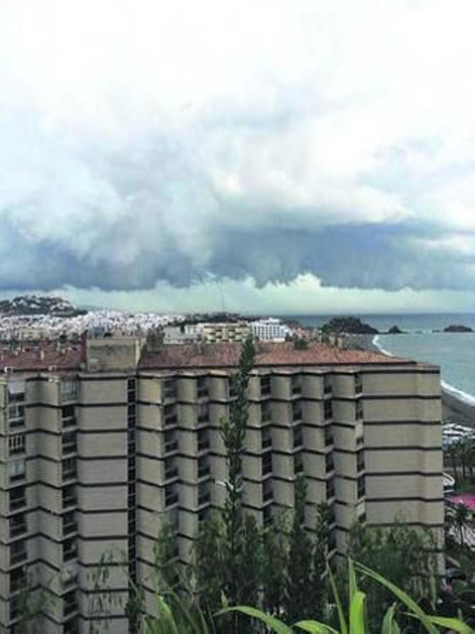 la columna era visible desde diversos puntos del municipio.