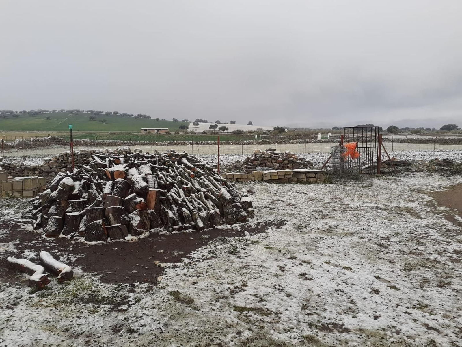 Nieve en El Guijo. Nieve en El Guijo,