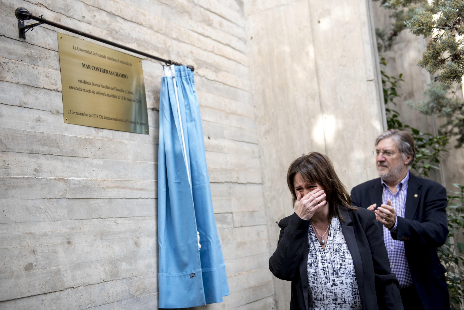Homenaje de la UGR a Mar Contreras, la joven asesinada en Las Gabias