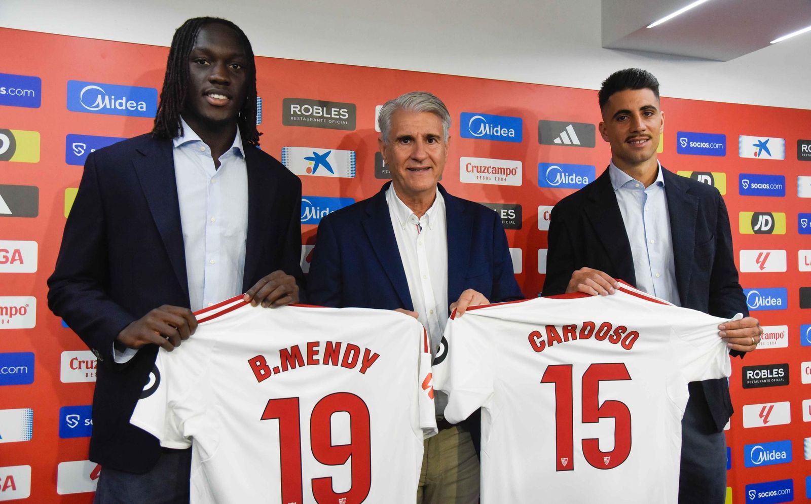Presentación de Fabio Cardoso y Batista Mendy