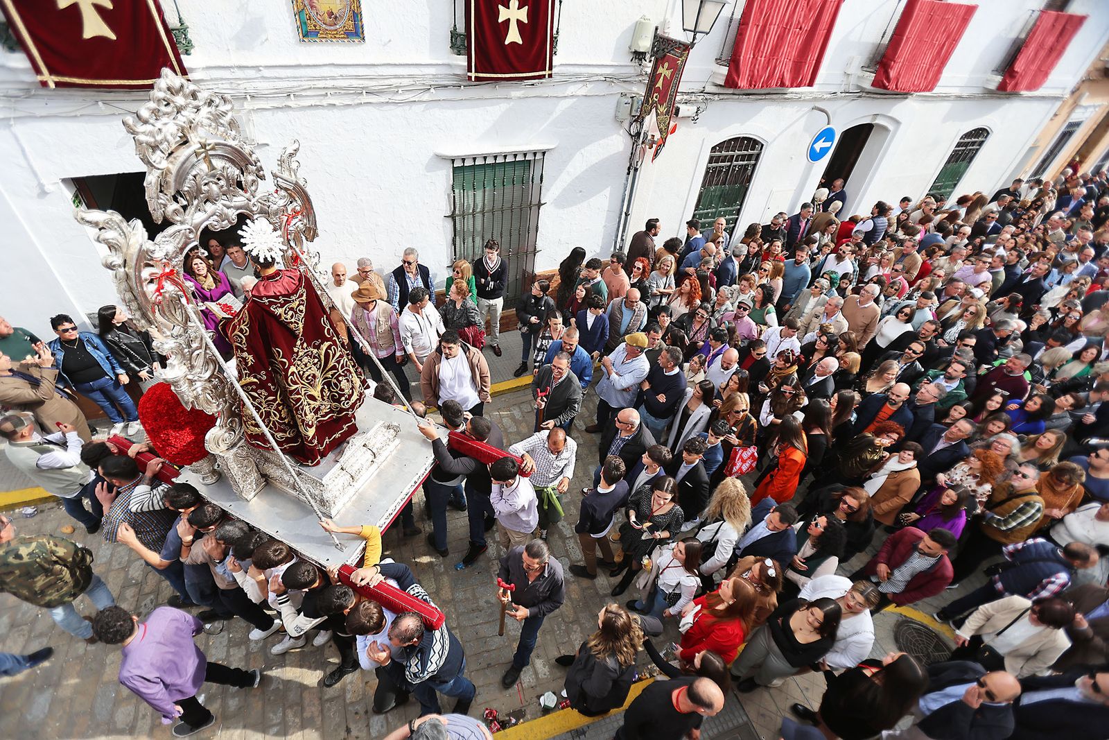 Imágenes de las tiradas de San Antonio Abad en Trigueros
