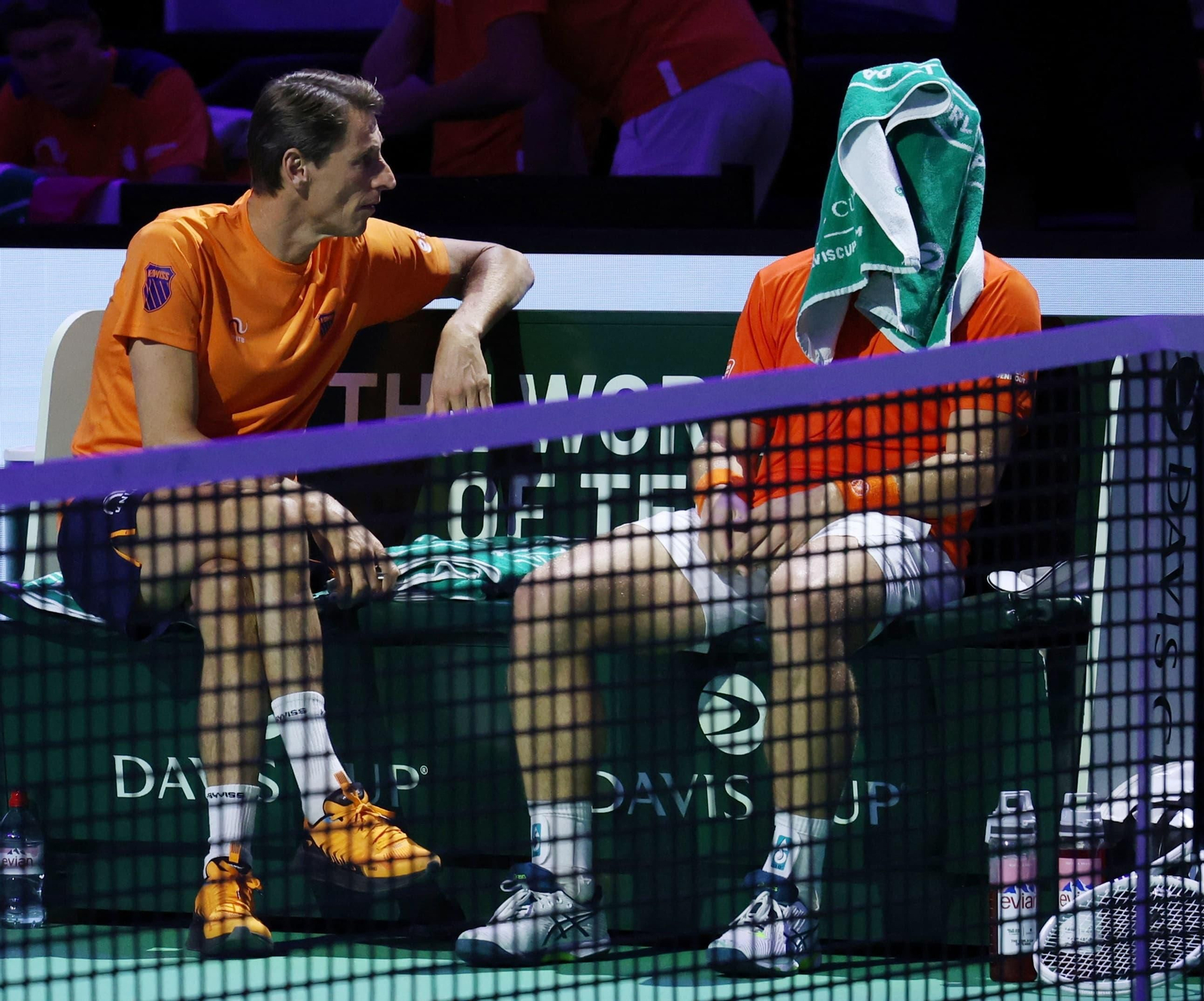 Las mejores fotos del Carlos Alcaraz-Griekspoor de la Copa Davis de Málaga