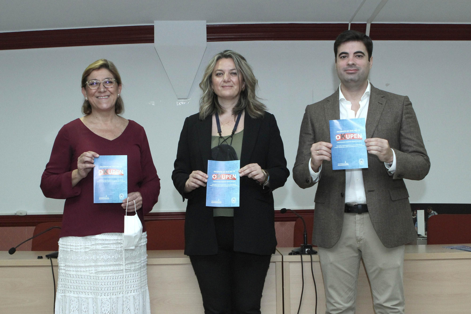 Presentación de la campaña ‘Ocúpate de que no te okupen’. Presentación de la campaña ‘Ocúpate de que no te okupen’.