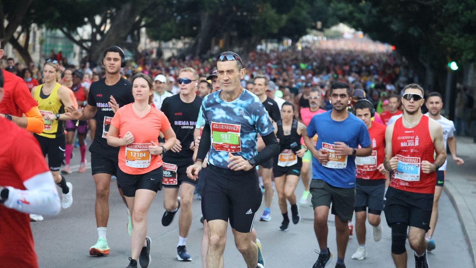 Las mejores fotos de la Maratón de Málaga 2024