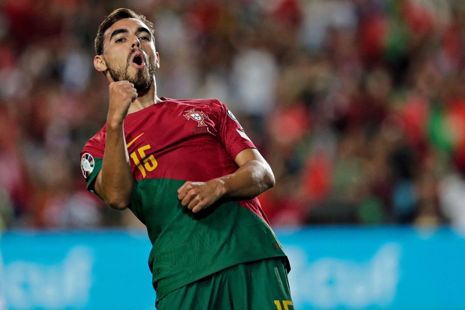 Ricardo Horta celebra un gol esta semana. Ricardo Horta celebra un gol esta semana.