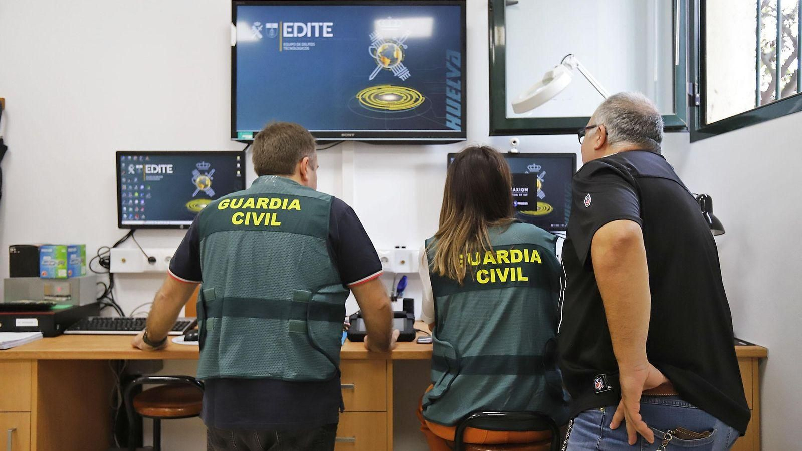 La Guardia Civil en Huelva, en una imagen de archivo.