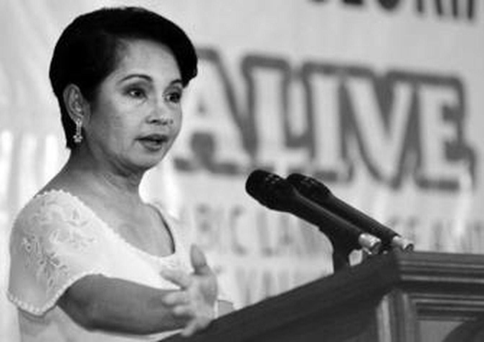 Gloria Macapagal Arroyo.