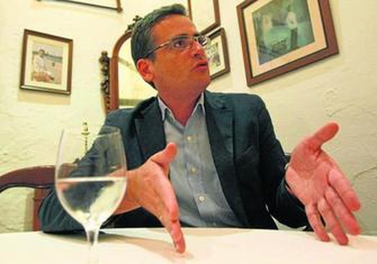 Antonio Basagoiti ha visitado esta semana la provincia gaditana para participar en unas jornadas de la Asociación de la Prensa de Cádiz y en un mitin del PP en Chiclana.