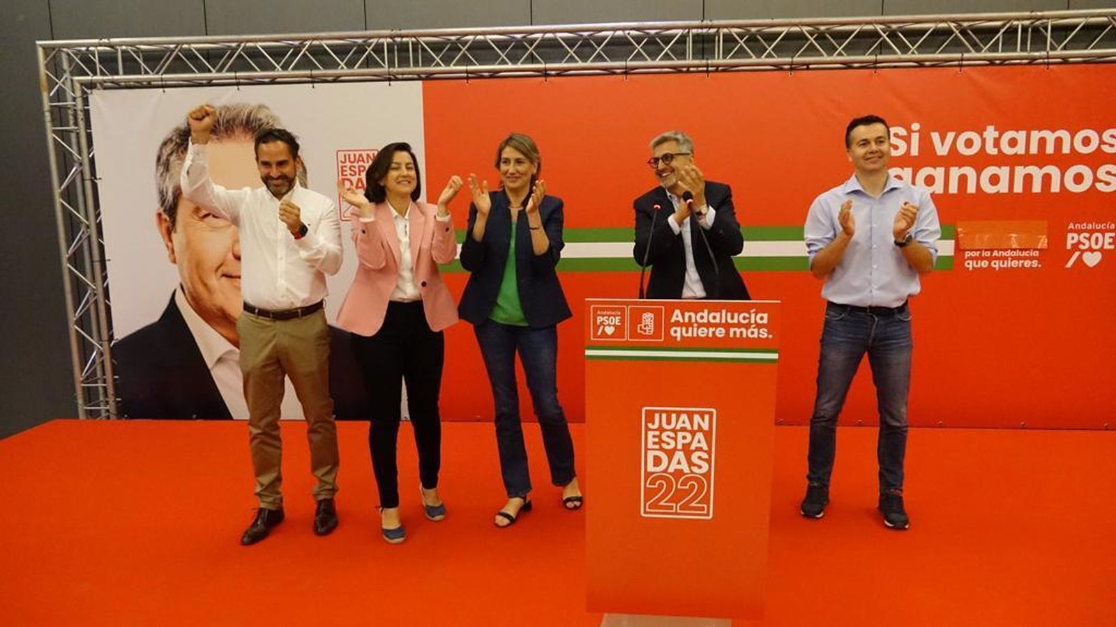 Acto de inicio de campaña del PSOE en Málaga.