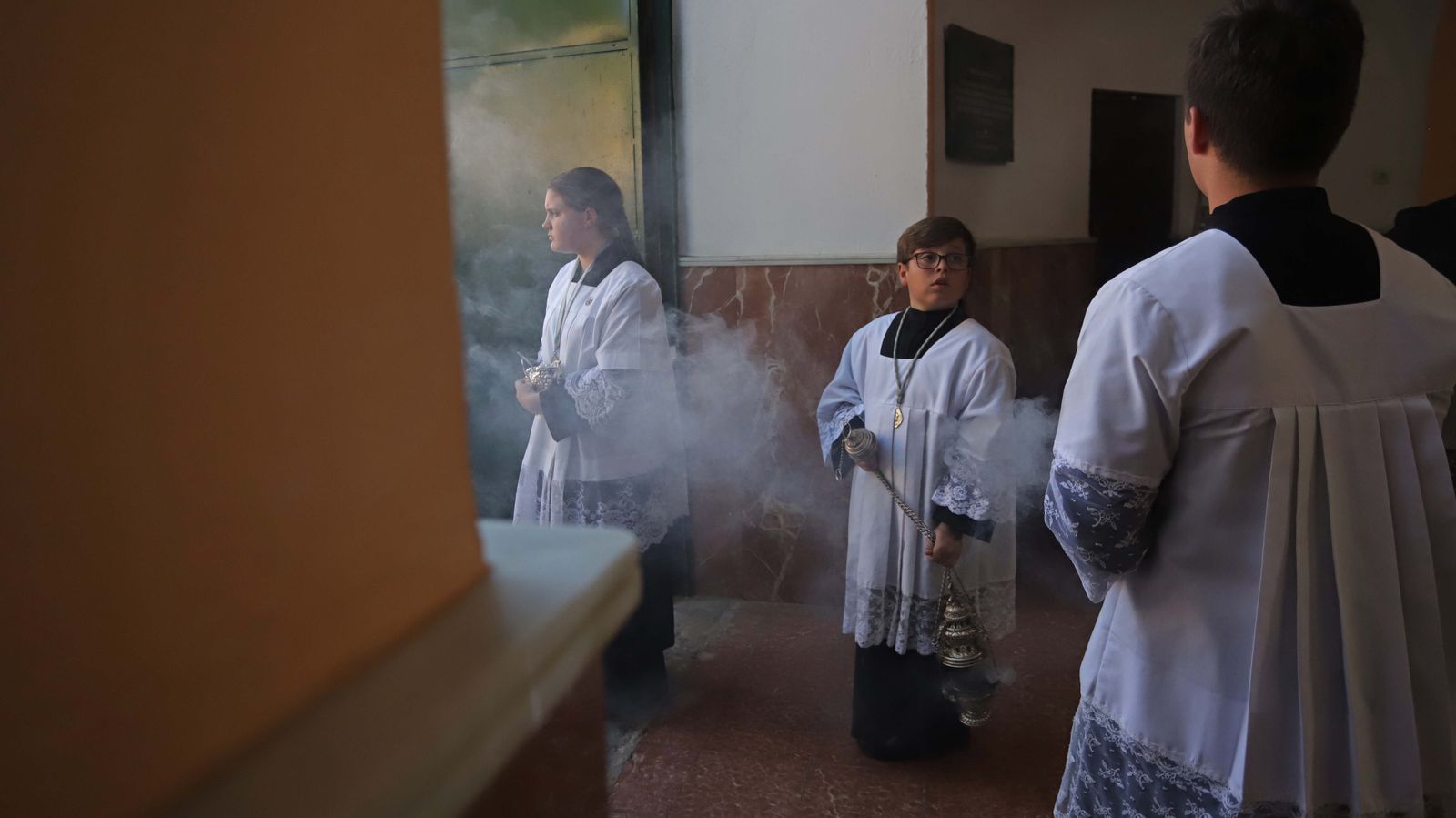 Fotos de la procesión de María Auxiliadora en La Línea