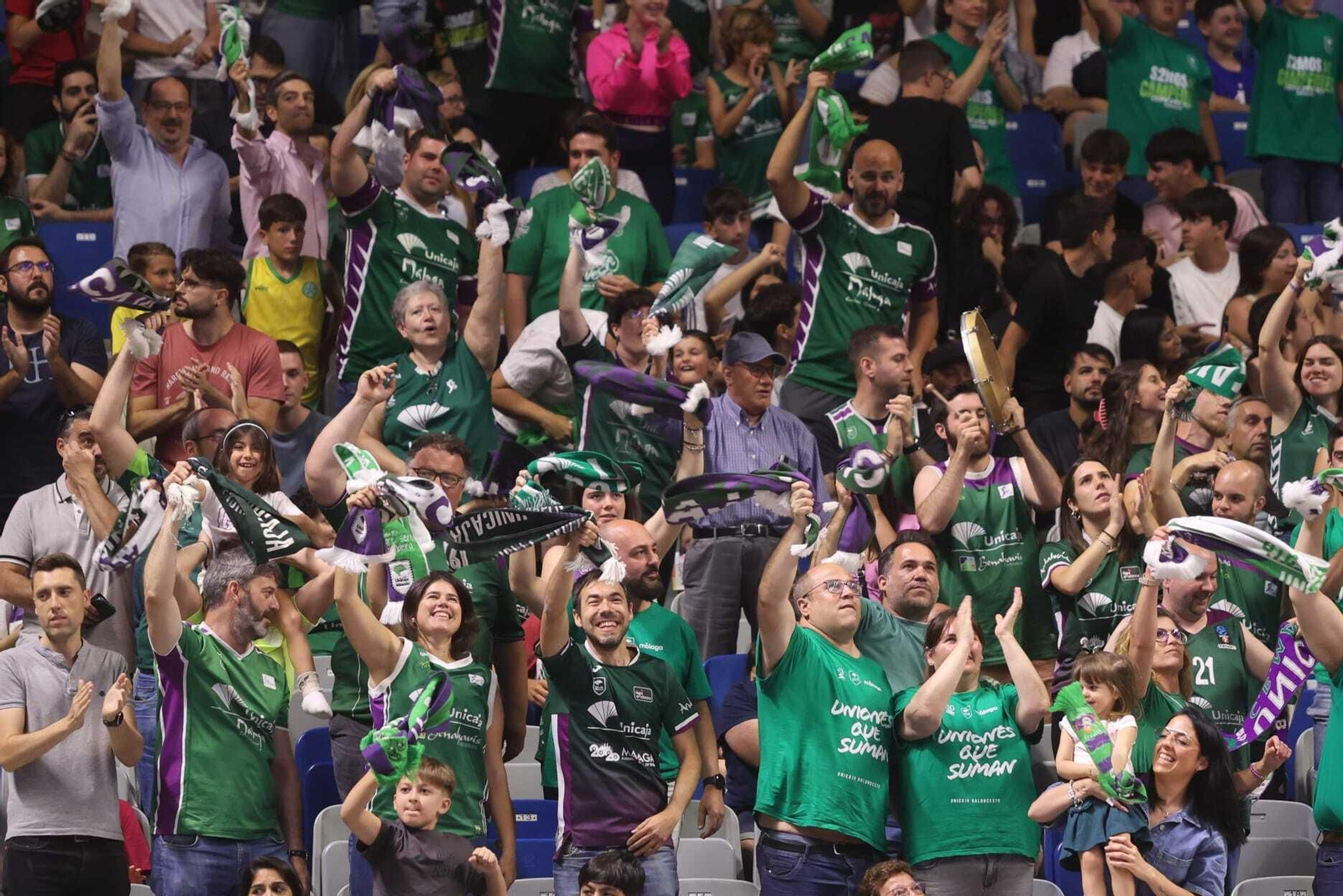 El Unicaja - Baxi Manresa, en fotos